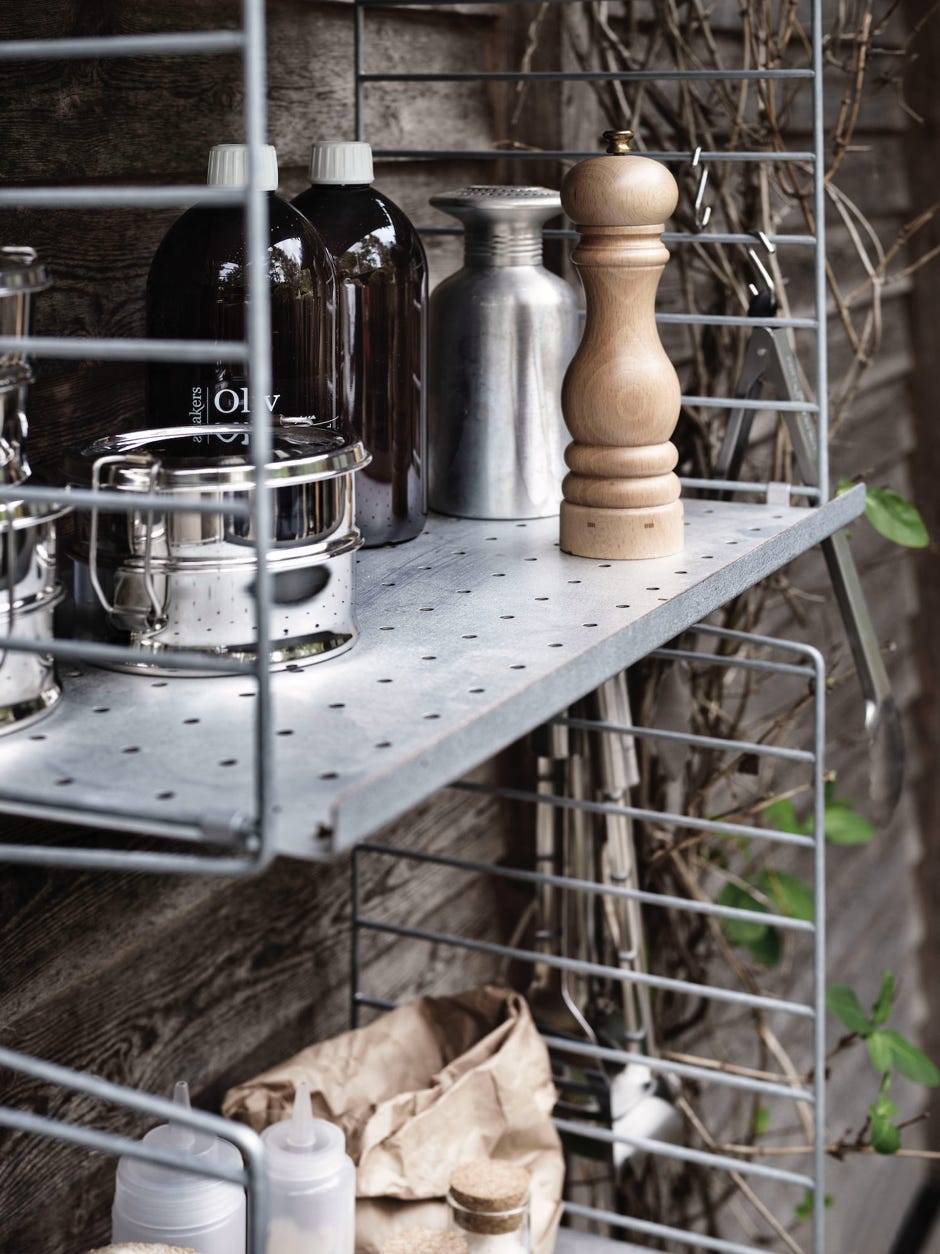 String Shelves Galvanized steel – String Furniture