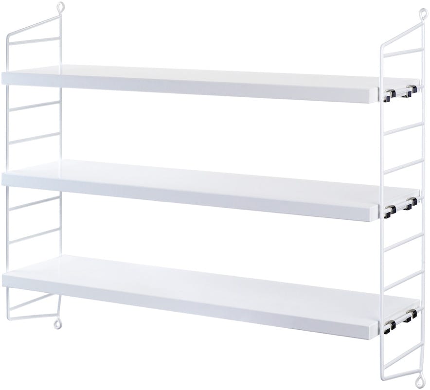 Étagères String Stratifié Blanc – String Furniture