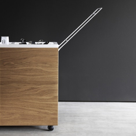 Height-adjustable work desk + Accessories  design Anna von Schewen & Björn Dahlström