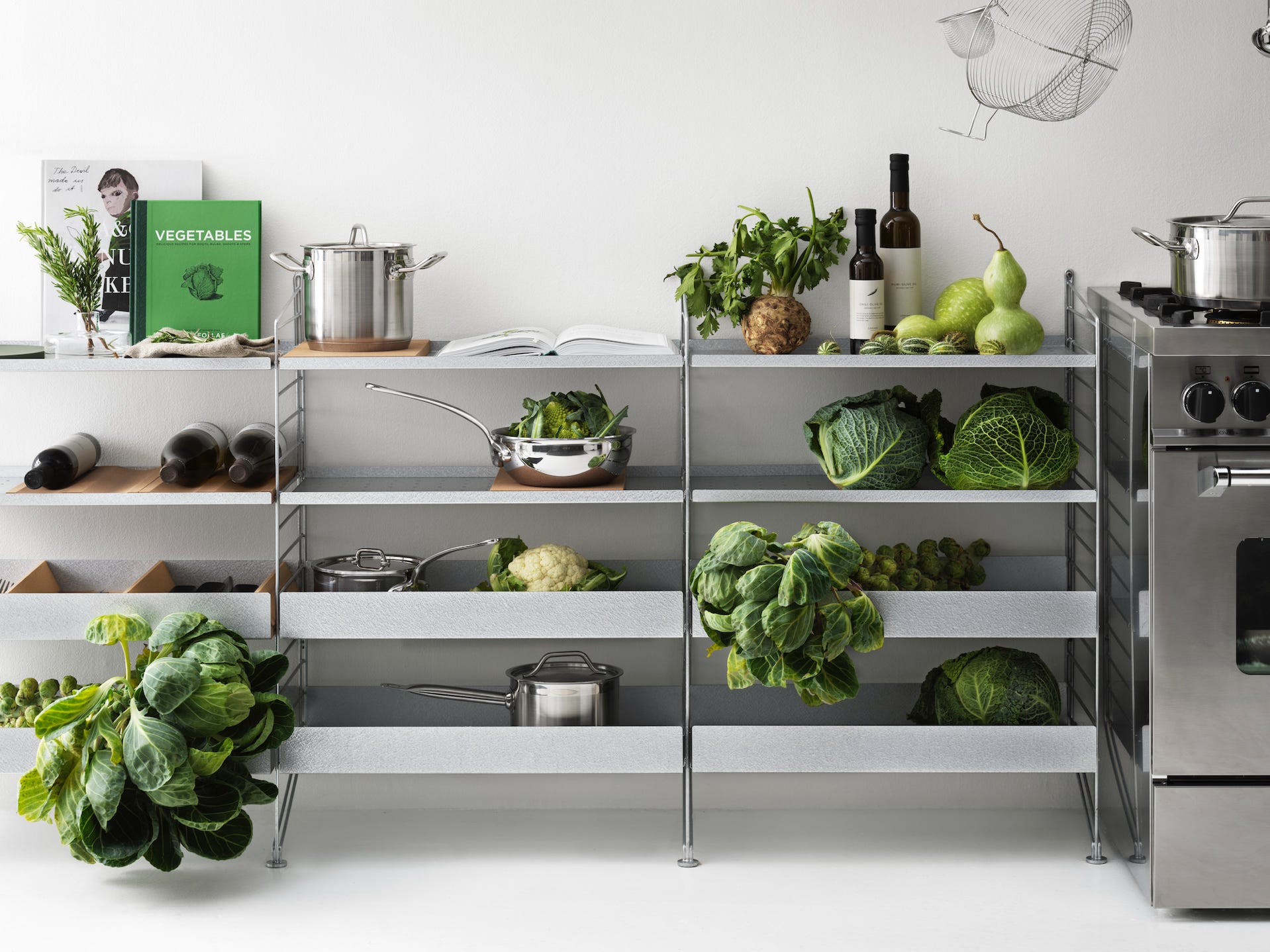 String Shelves Galvanized steel – String Furniture